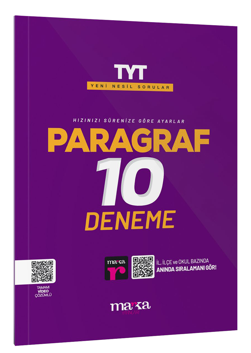 2026 TYT Paragraf 10 Deneme Tamamı Video Çözümlü Marka Yayınları